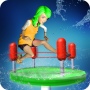 Stuntman Running Kid : Water Theme Jumping 3D Game