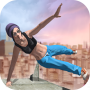 Corrida de Parkour Stuntgirl icon