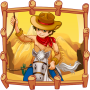 Vaquero desconcertado icon