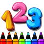 Apprendre 123 nombres Jeux pour enfants icon
