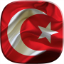 Drapeau de la Turquie Vidéo Fond décran icon
