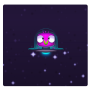 Flying mini monster space - an adventure game