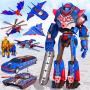 Flying limo car: Police robots icon