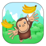 Macaco da selva pular e correr icon