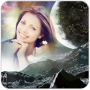 Cadre photo de lespace icon