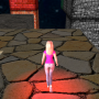 Princesa em um labirinto 3D. icon