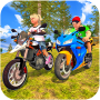 Motorista de corrida de motos off-road para crianças icon