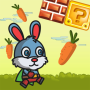 Fluffy Bunny Carrot Running