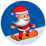 Santa Skater Jump