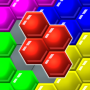 Quebra-cabeça de correspondência de cores - Preencha o Hexa Board icon