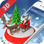 Весела різдвяна 3D-тема icon