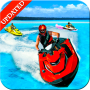 Top Water Power Boat Jet Ski Stunts Racing 3D