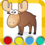 Livro de colorir crianças pintura icon