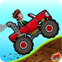 Mountains Red Car Climb:Car Hill Racing Game