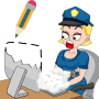 Draw Police - Tricky Puzzles