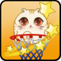 Mensageiro bonito do basquetebol icon