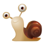 Thème de lescargot de dessin animé icon