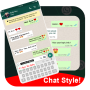Style de chat pour Whatsapp: Police élégante 2021 icon