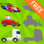 Vehicles Shadow Puzzles for Toddlers Free