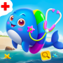 jeux de soins aux animaux marins icon