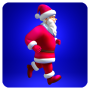 Père Noël en cours dexécution icon