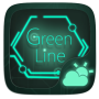Linha verde GO Weather Widget icon