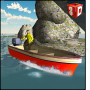 Simulador de barco a motor 3D icon