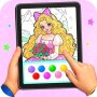 Princess Game Fantasy Coloring icon