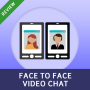 Examen de conversation vidéo face à face icon
