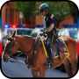 Perseguição de cavalo de polícia: cidade de crime icon