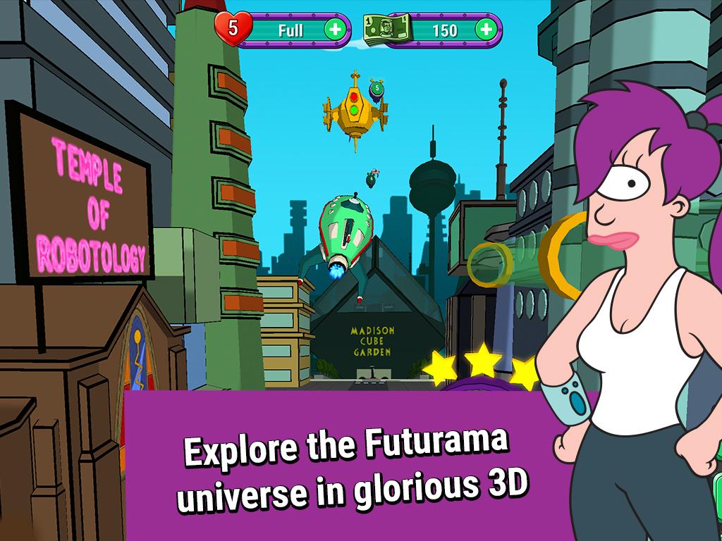 Скачать игру Futurama: Game of Drones для Android планшетов Samsung Galaxy  Tab 2